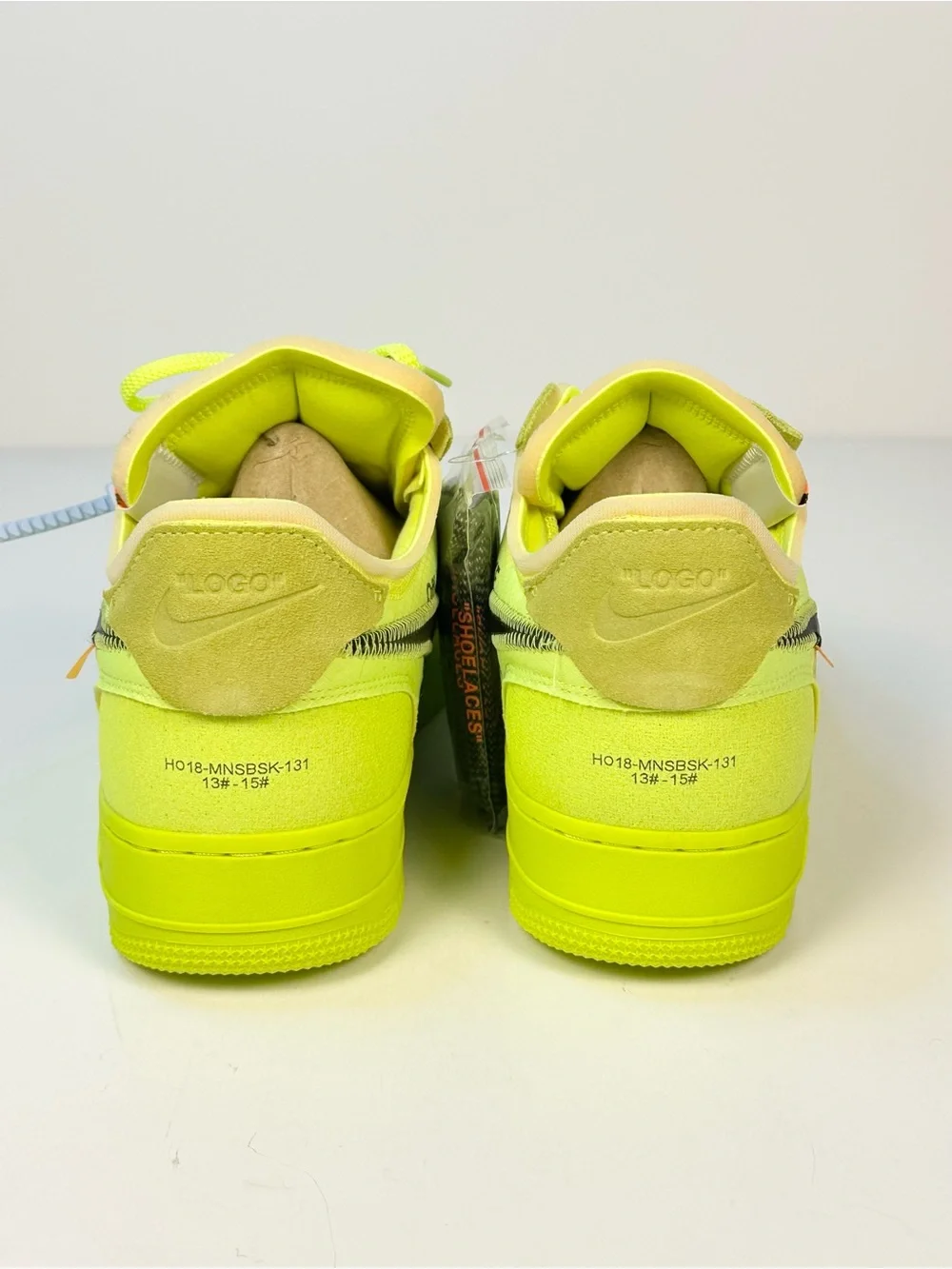 Nike Air Force 1 Men’s Low Off-White Volt Sz 13 NEW IN BOX Style AO4606 700